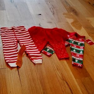 💗 5/$15 3 pairs Christmas pants